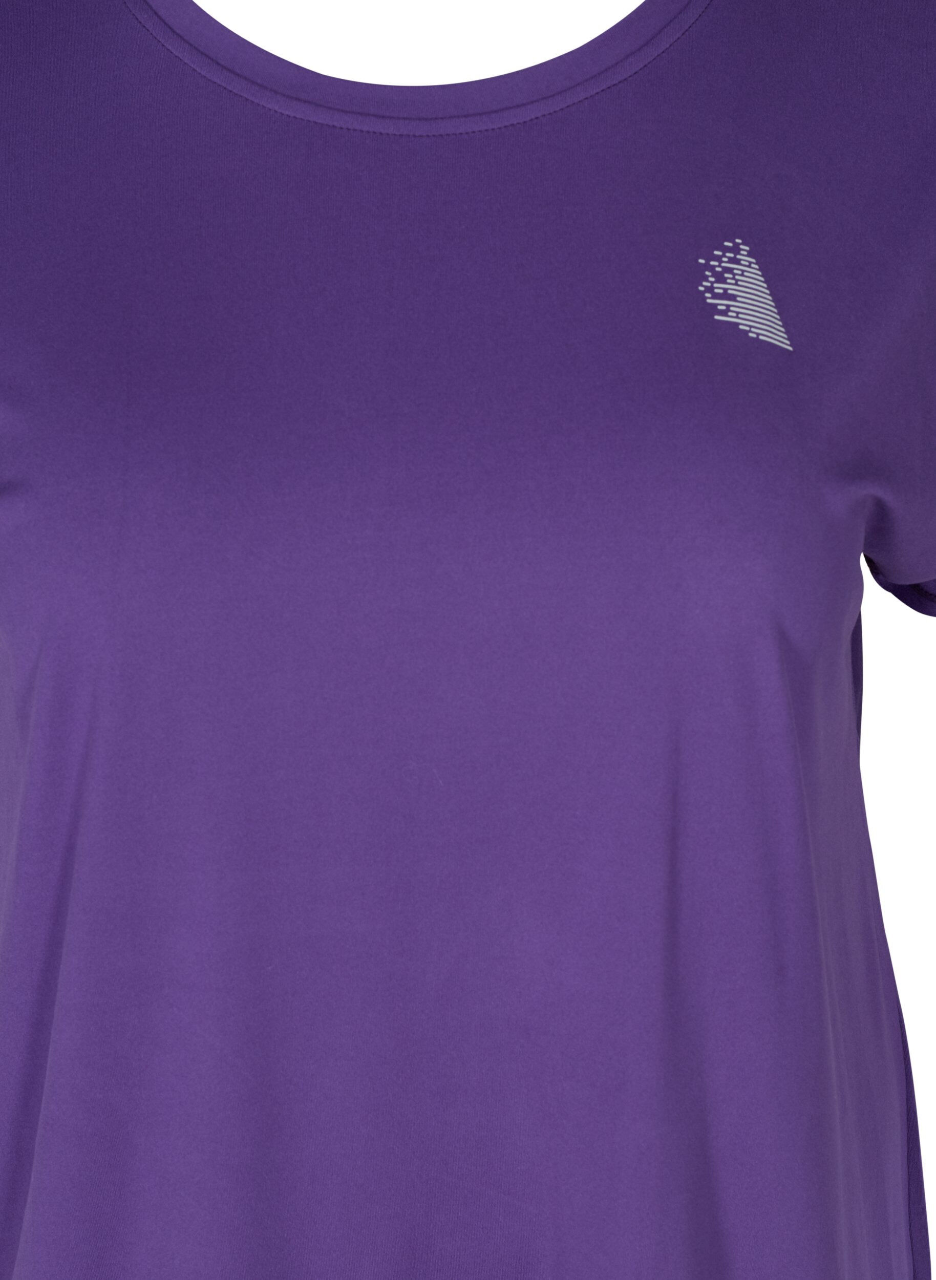 Zizzi T-shirt basique, Violet, Packshot image number 2