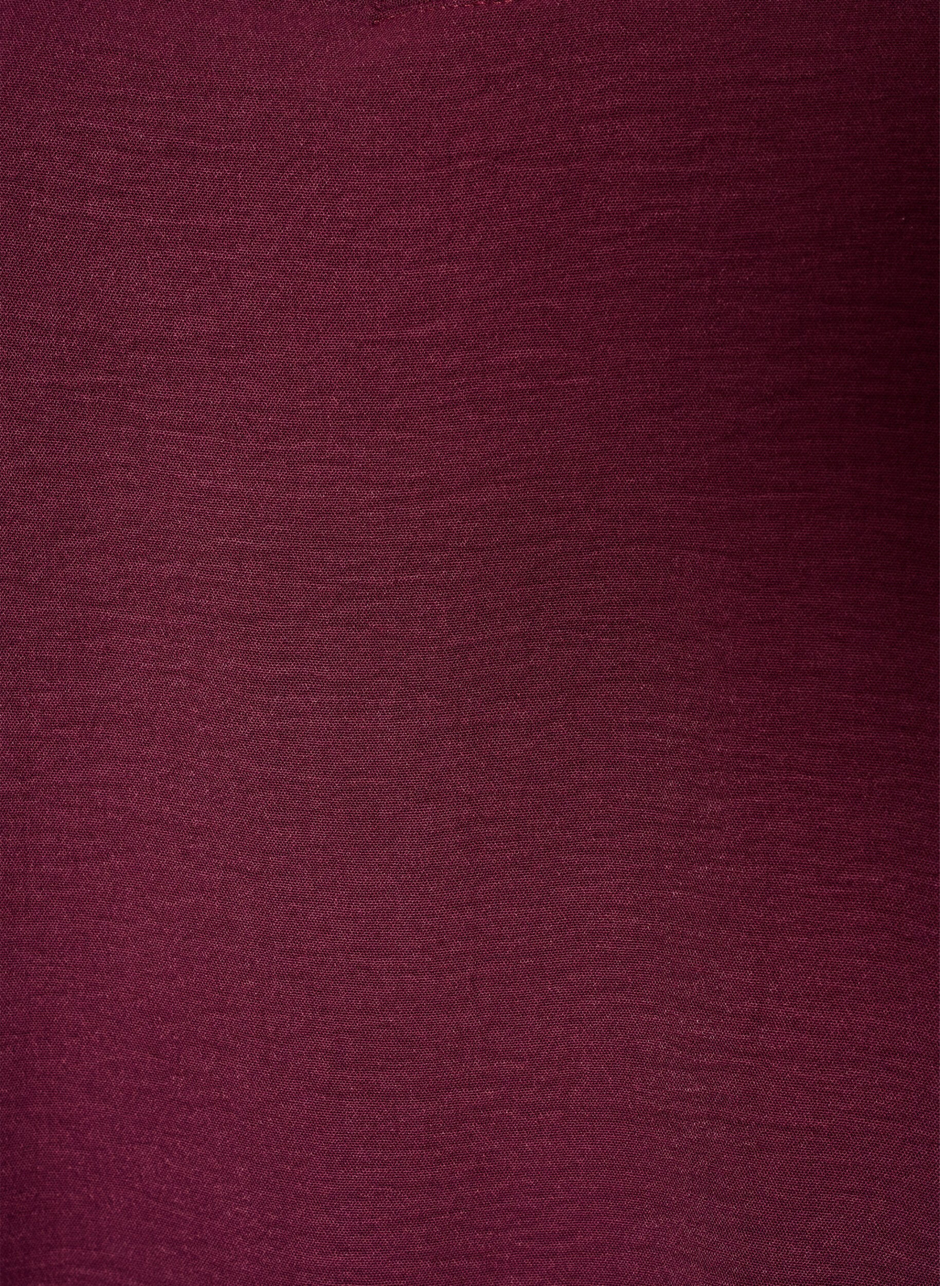 ZizziBlouse avec manches en dentelle et coupe ballon, Bordeaux, Packshot image number 2