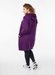 Cardigan de sport long matelass&eacute; avec fermeture &eacute;clair, Violet, Model image number 2