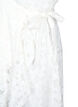 Robe cache-cœur avec dentelle et manches courtes, Bright White, Packshot image number 3