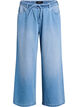 Jean ample &agrave; ceinture &eacute;lastique et cordon de serrage, Bleu Clair, Packshot image number 0