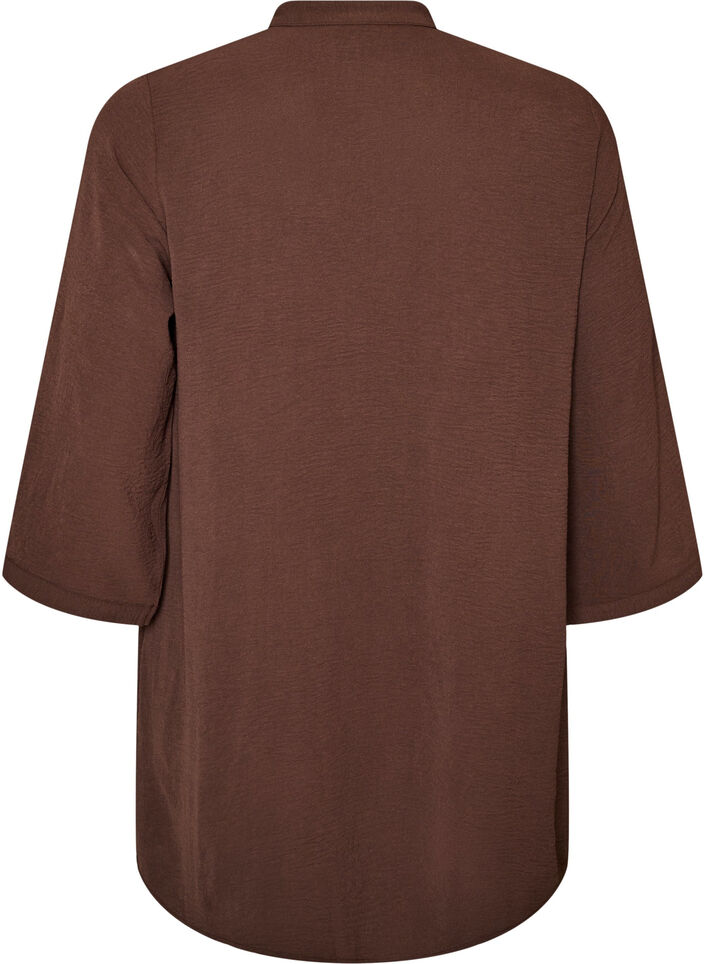 Tunique avec manches 3/4, Marron, Packshot image number 1
