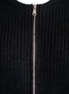 Cardigan en maille avec zip, Noir, Packshot image number 2