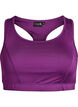 Brassière de sport avec dos nageur, Violet, Packshot image number 0