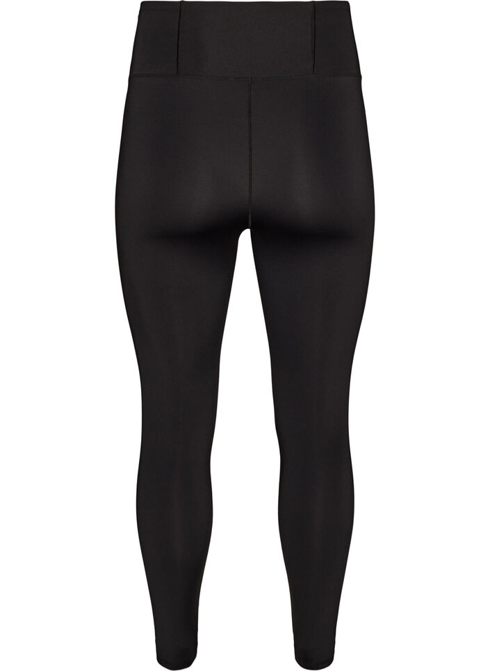 Legging d'entra&icirc;nement taille haute avec poche dans la ceinture, Noir, Packshot image number 1