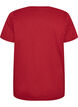 T-shirt de No&euml;l en coton bio, Rouge, Packshot image number 1