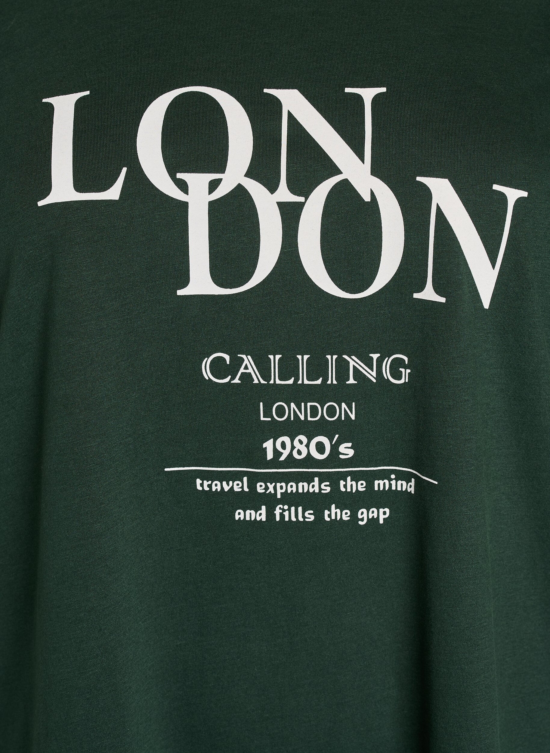 Zizzi T-shirt imprim&eacute;, Vert, Packshot image number 2