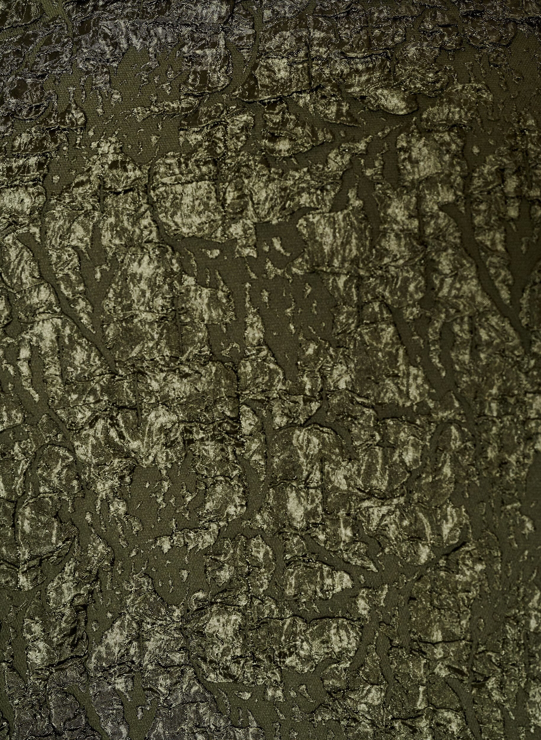 ZizziBlouse en jacquard avec des manches bouffantes et une coupe &eacute;vas&eacute;e, Vert fonc&eacute;, Packshot image number 2