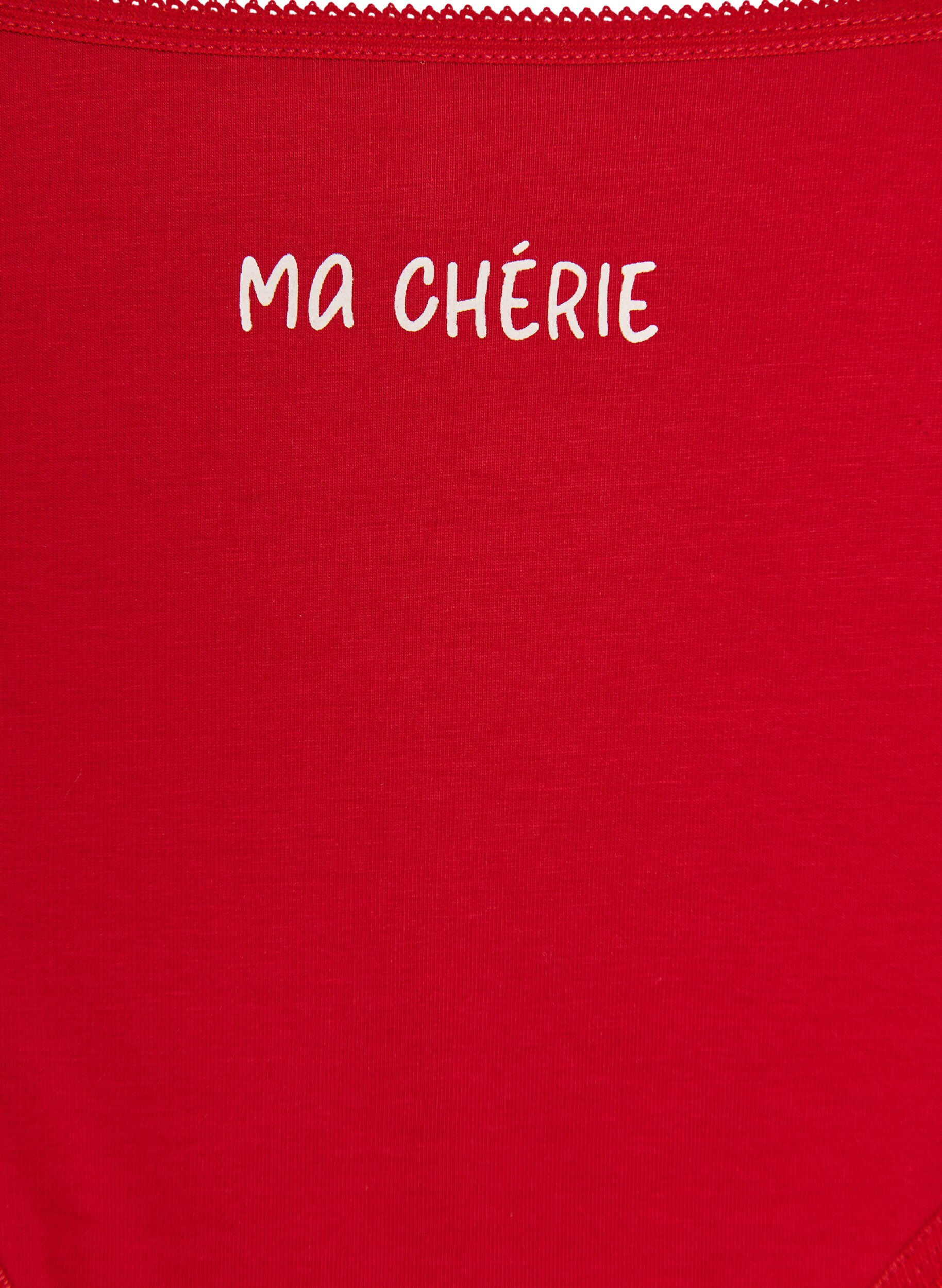 Zizzi 7-pack culottes hipster taille classique, Rouge, Packshot image number 4