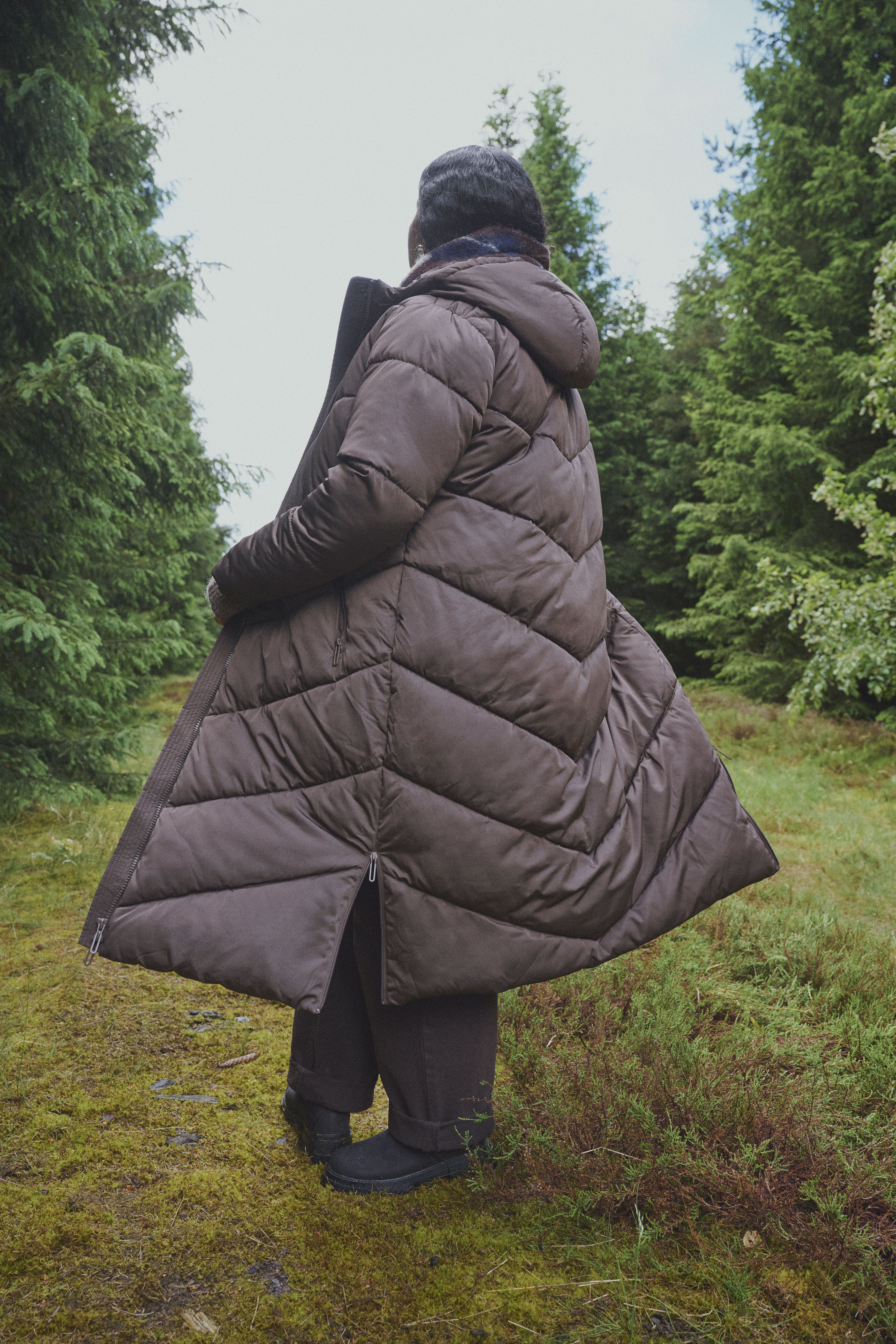 ZizziAspect for&ecirc;t chaleureuse dans des tons terreux, , Model
