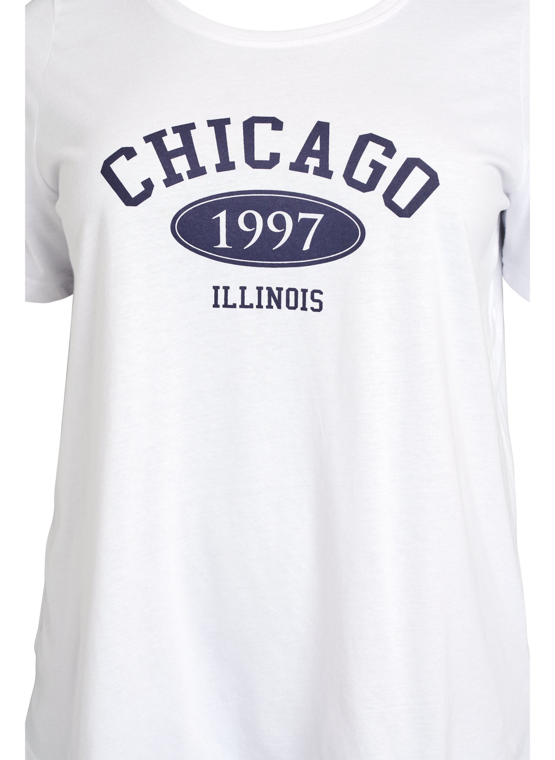 Zizzi FLASH &ndash; T-shirt avec motif, Blanc, Packshot image number 2