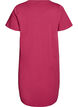 Chemise de nuit en coton biologique et &agrave; col en V, Bordeaux, Packshot image number 1