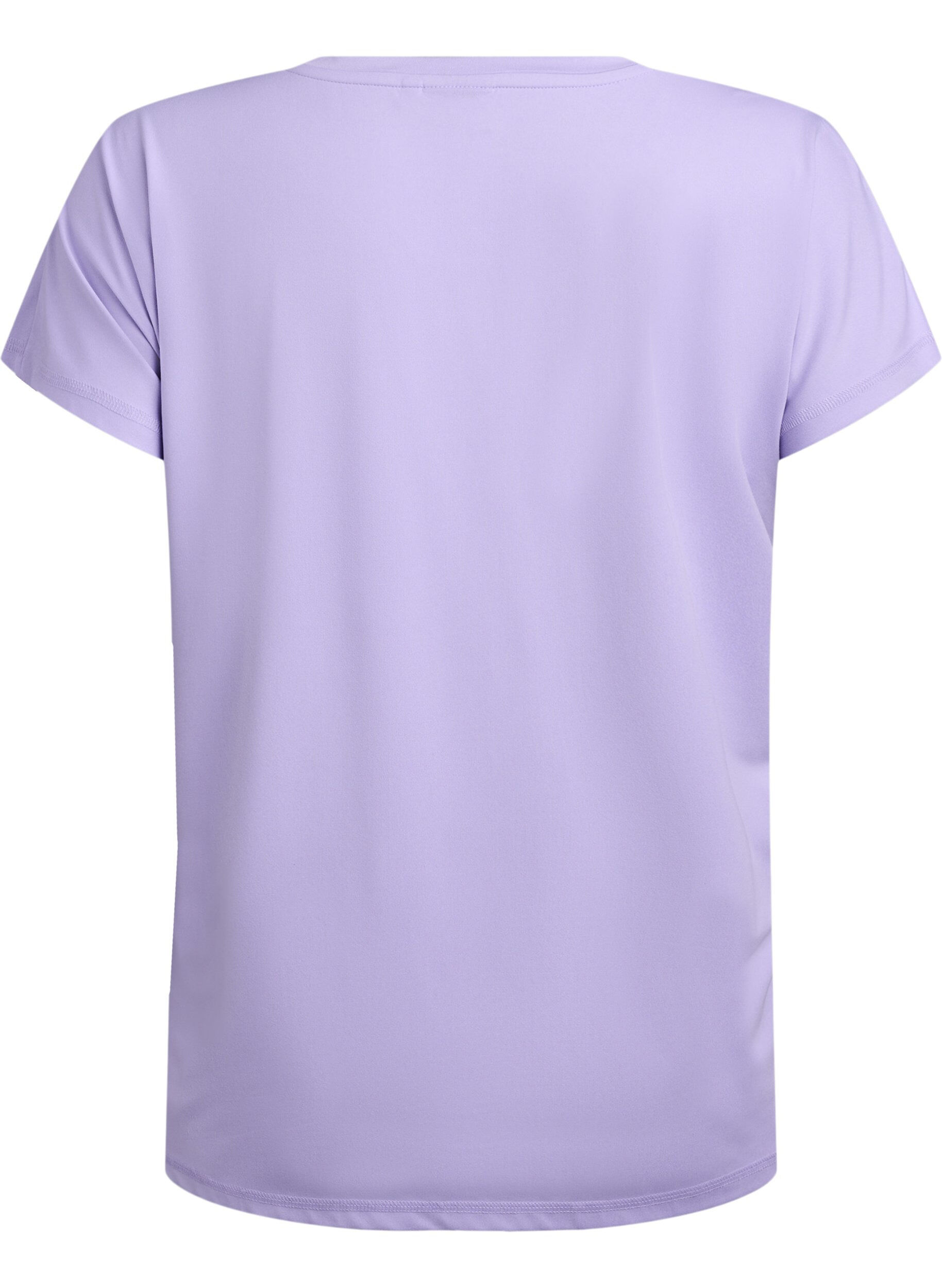 Zizzi T-shirt de sport uni, Violet, Packshot image number 1
