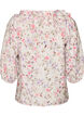 Blouse en viscose &agrave; imprim&eacute; floral et manches 3/4, Vanille, Packshot image number 1