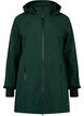 Veste softshell avec capuche amovible, Vert foncé, Packshot image number 0