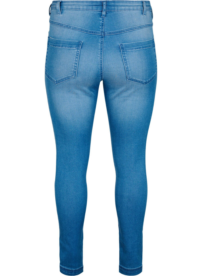 Jean Amy super slim &agrave; taille haute, Light blue, Packshot image number 1