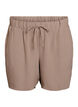Short avec poches et ceinture &eacute;lastique, Marron, Packshot image number 0