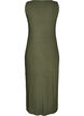 Robe c&ocirc;tel&eacute;e sans manches en viscose, Vert, Packshot image number 1