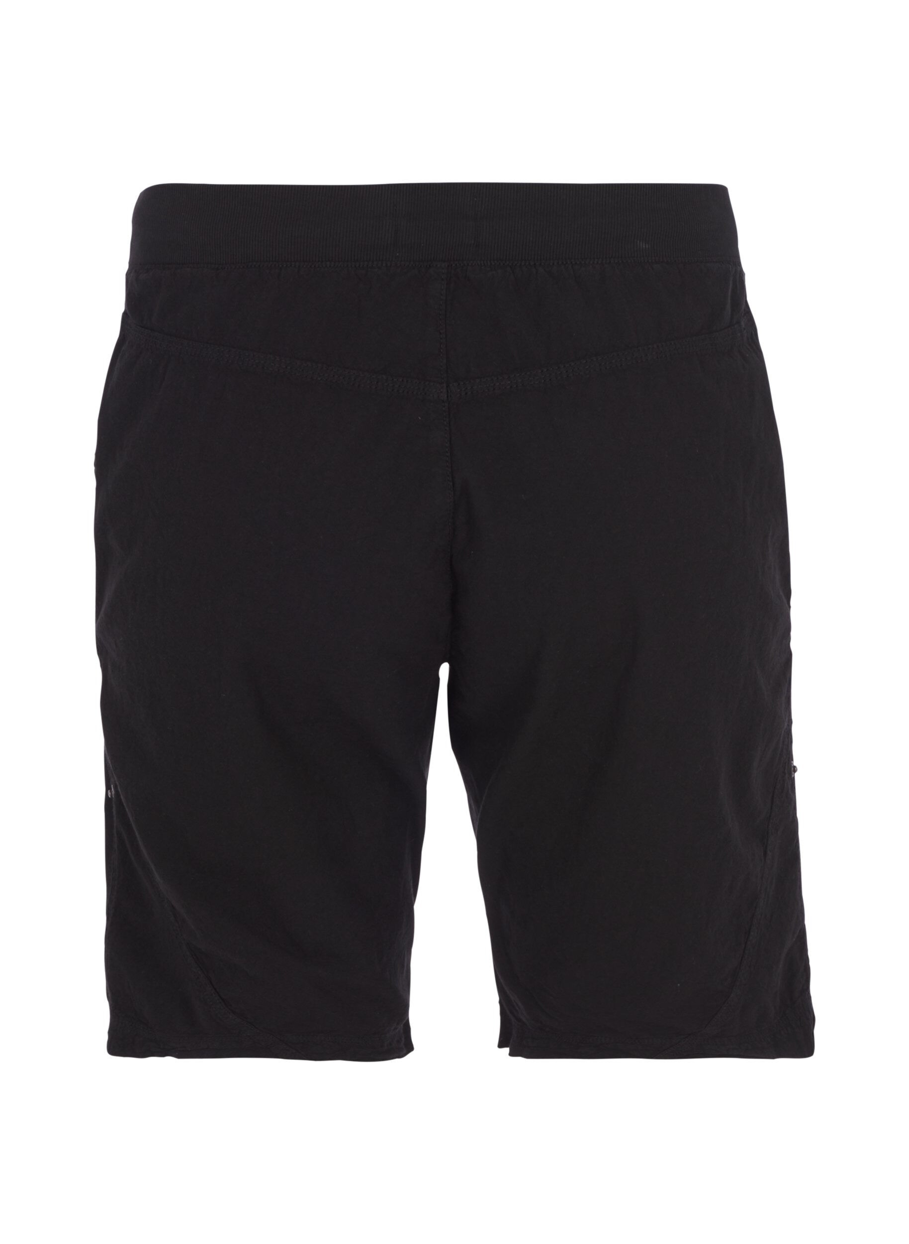 Zizzi Short en coton ample avec poches, Noir, Packshot image number 1