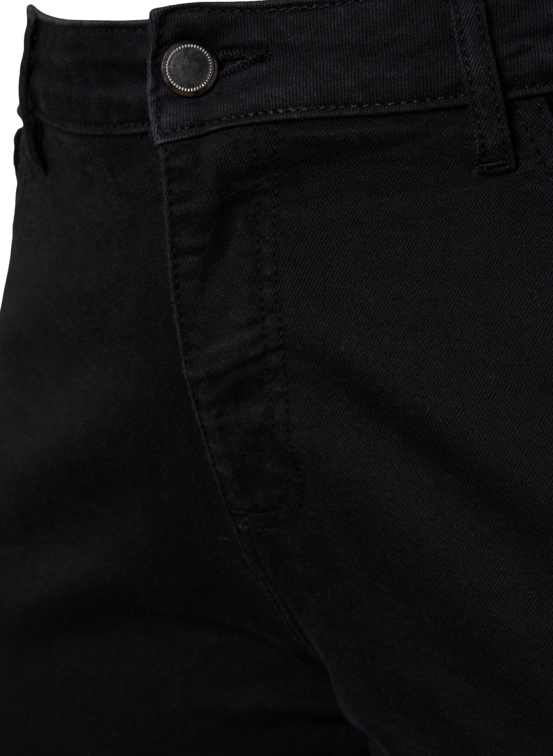 Zizzi Ellen jeans bootcut avec taille haute, Noir, Packshot image number 2