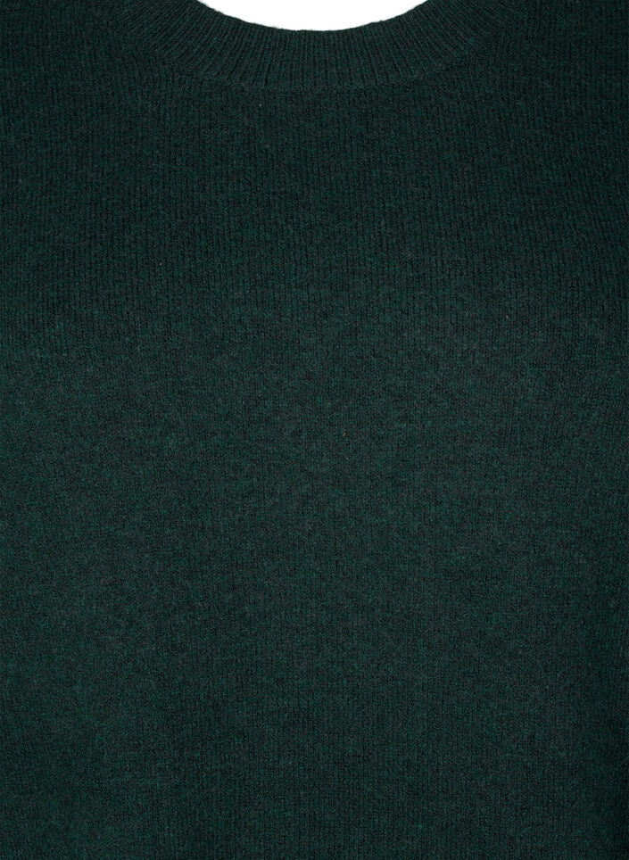 Robe en maille à col rond et fendue, Scarab Mel., Packshot image number 2