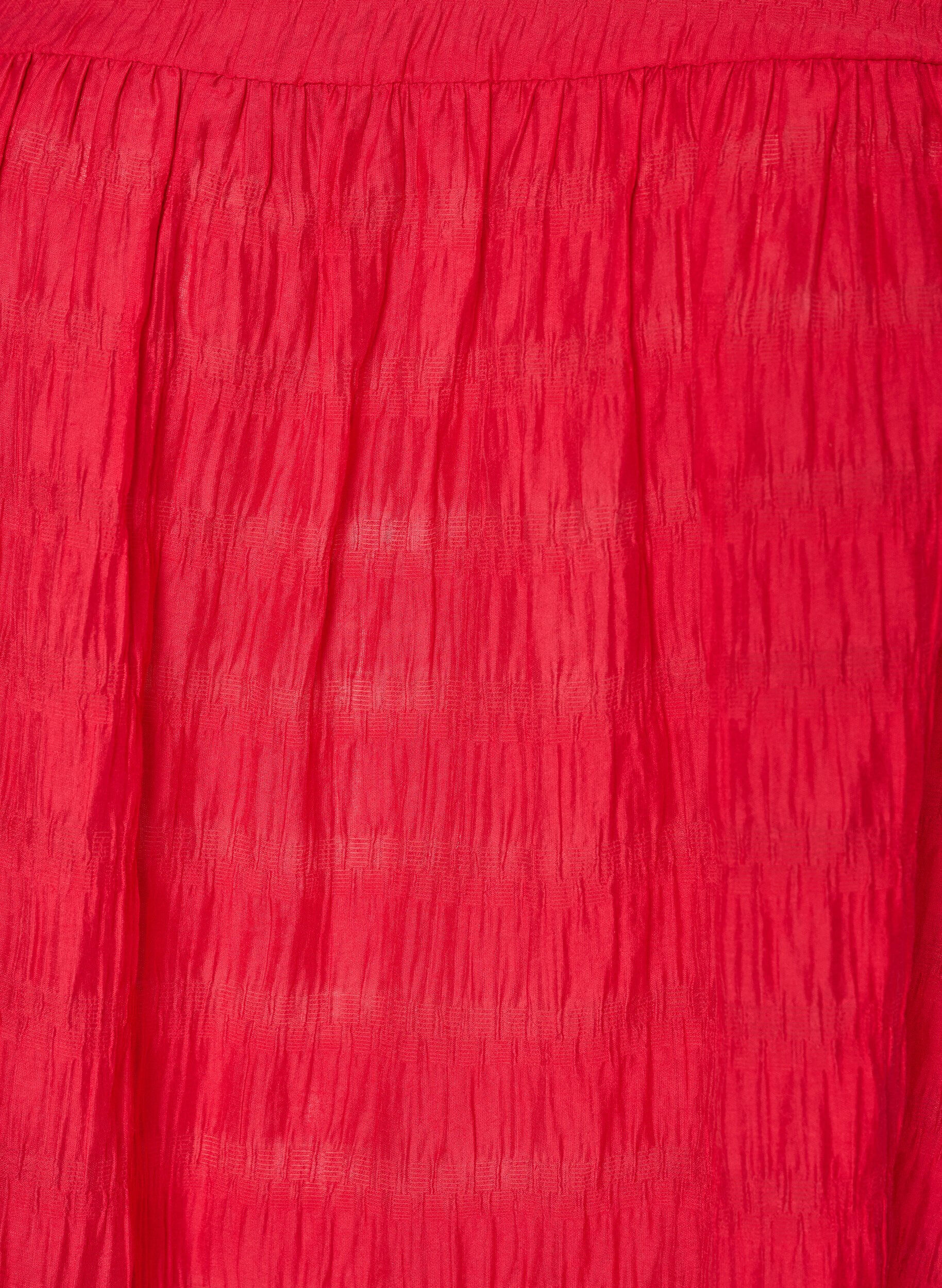ZizziTunique en lyocell avec manches papillon, Rouge, Packshot image number 2