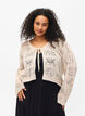 Cardigan en tricot avec cordon, Pumice Stone, Model image number 0