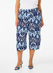 Pantalon culotte en viscose avec imprimé, Blue Ethnic AOP, Model image number 2