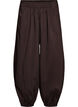Pantalon ballon avec poches et ceinture &eacute;lastique, Marron, Packshot image number 0