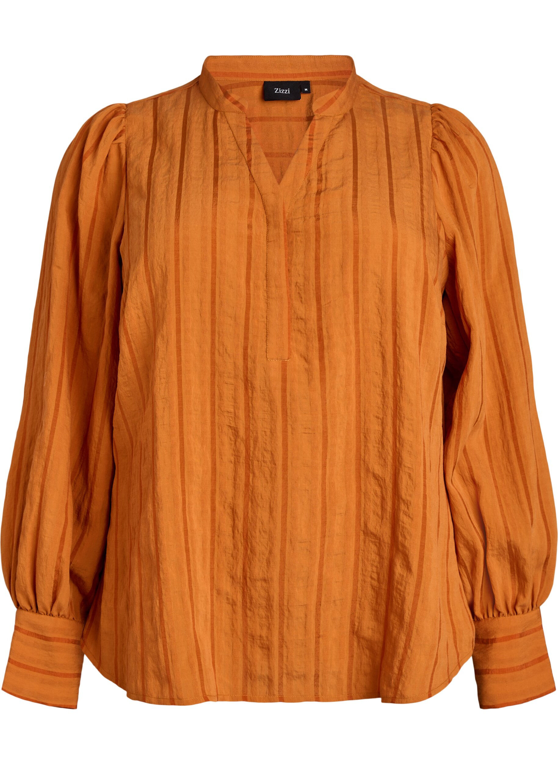 Blouse &agrave; rayures verticales