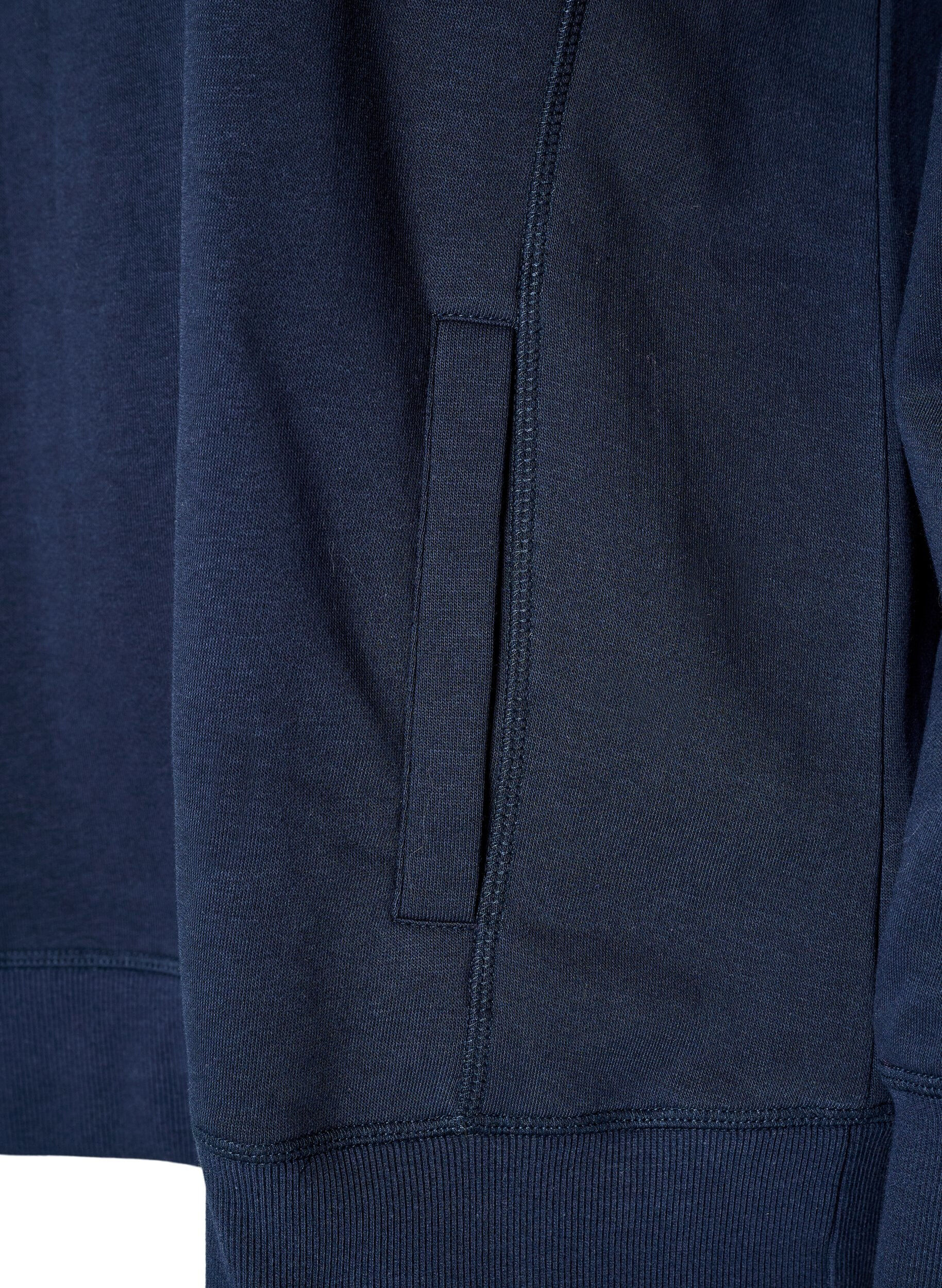 ZizziSweat &agrave; col montant et poches, Bleu, Packshot image number 3