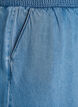 Pantalon large en lyocell aspect denim, Bleu Clair, Packshot image number 2