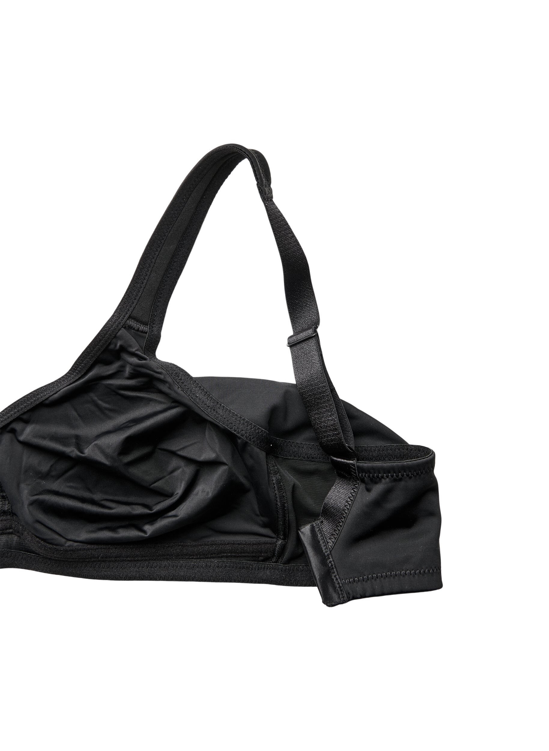 Zizzi Soutien-gorge confort avec bretelles rembourr&eacute;es, Noir, Packshot image number 3
