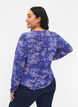 FLASH - Blouse à manches longues avec imprimé et smock, Dazzling Blue AOP, Model image number 1