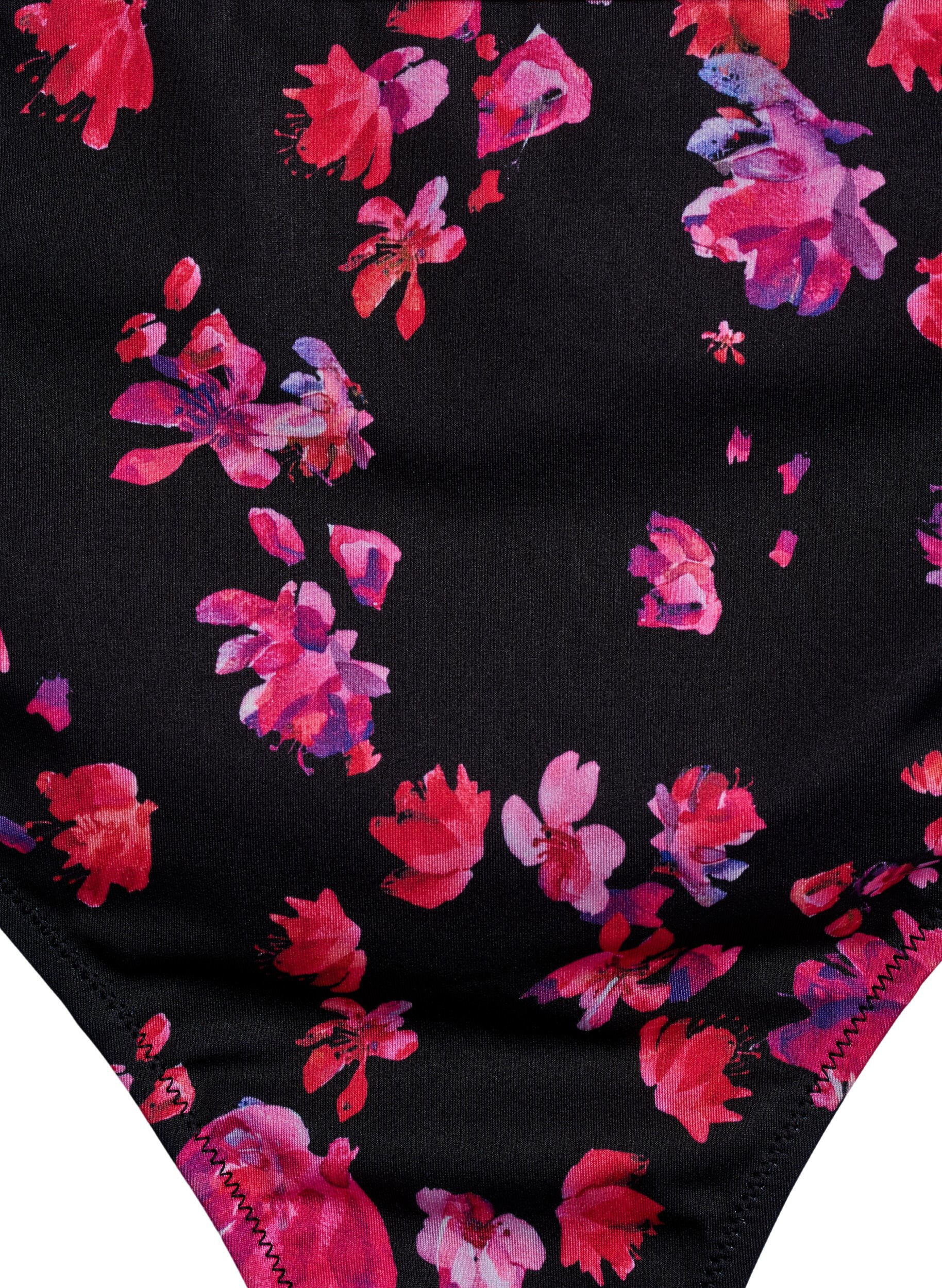 Zizzi Culotte de bikini br&eacute;silienne &agrave; imprim&eacute; floral, Rose, Packshot image number 2