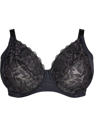 Soutien-Gorge Minimiseur Dentelle Grande Taille Sans Armature Confortable – DotVol Noir 120F