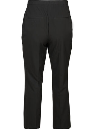 Pantalon classique taille élastiquée, Black, Packshot image number 1