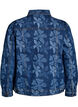 Veste en jean avec imprim&eacute; floral, Bleu, Packshot image number 1
