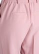 Pantalon de tailleur taille haute et coupe droite, Rose, Packshot image number 3