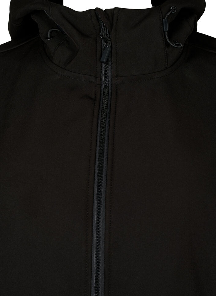  Veste softshell courte avec des poches, Black, Packshot image number 2