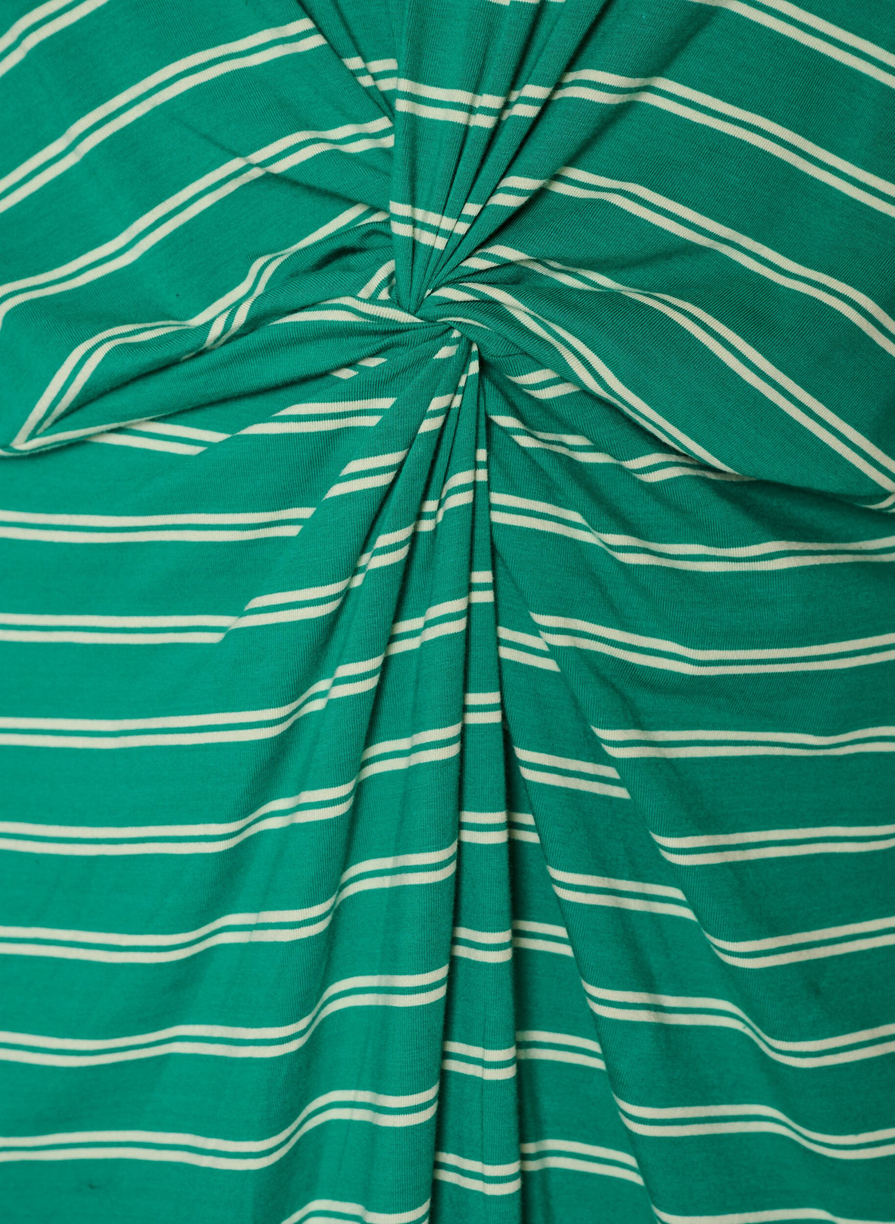 ZizziRobe en coton avec d&eacute;tail torsad&eacute;, Vert, Packshot image number 3