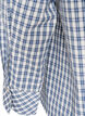 Chemise ample &agrave; carreaux avec ceinture &agrave; nouer, Bleu, Packshot image number 3