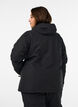 Veste de ski avec capuche et poches zipp&eacute;es, Noir, Model image number 2