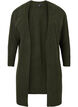 Long cardigan en tricot côtelé, Forest Night Mel., Packshot image number 0