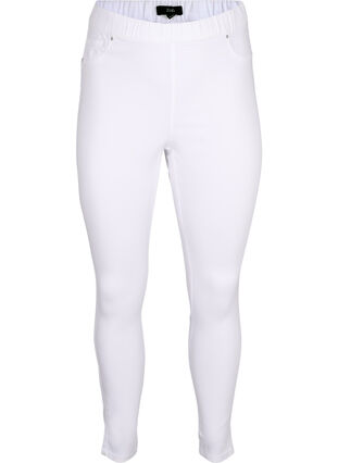 Jeggings à taille haute, White, Packshot image number 0