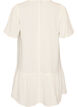 Robe &agrave; manches courtes en coton &agrave; une coupe &eacute;vas&eacute;e, Vanille, Packshot image number 1