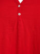 T-shirt dot&eacute; de boutons, Rouge, Packshot image number 2