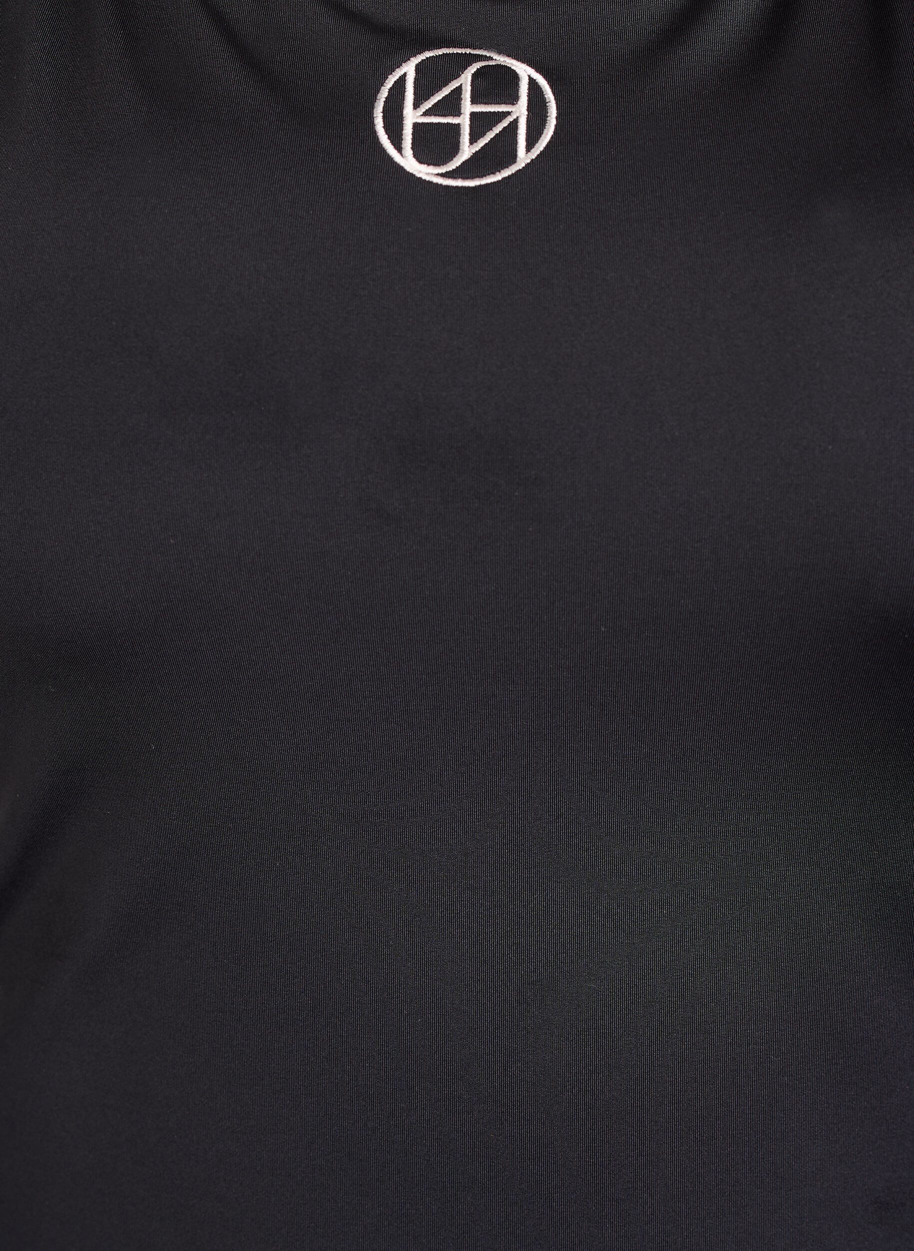 Zizzi Maillot de bain de sport avec ganse contrastante et bretelles crois&eacute;es, Noir, Packshot image number 2