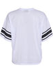 T-shirt sport avec imprimé devant, White, Packshot image number 1