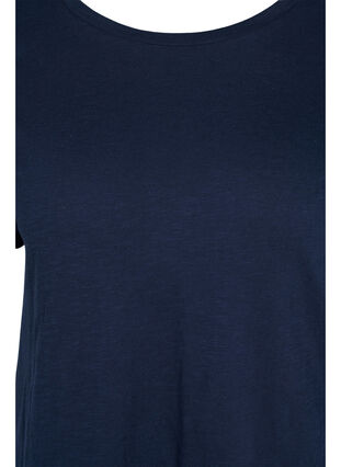 T-shirt en coton à manches courtes, Navy Blazer, Packshot image number 2